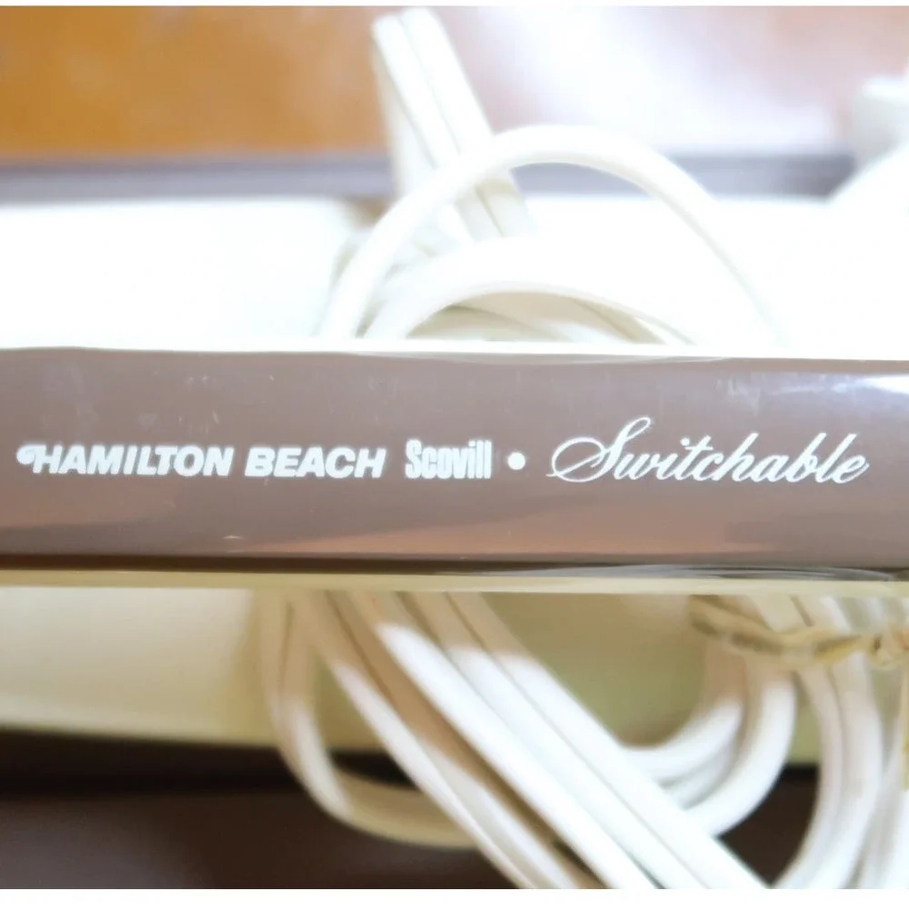 Vintage Hamilton Beach Electric Knife Model 293AL Wall Mount NO KNIFES